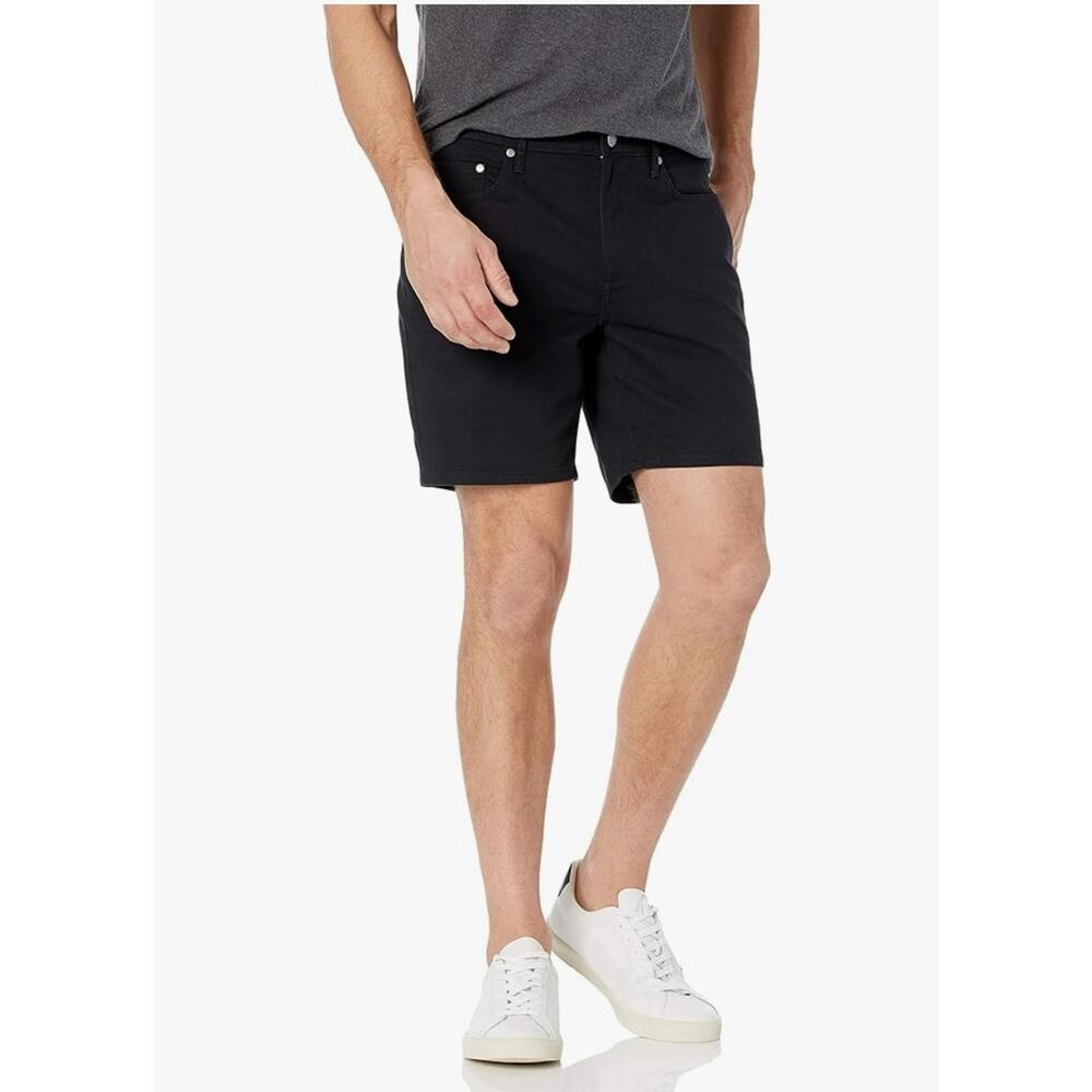 Amazon Essentials Stone Men's Slim-Fit 7” Inseam Stretch 5-Pocket Short Size 29